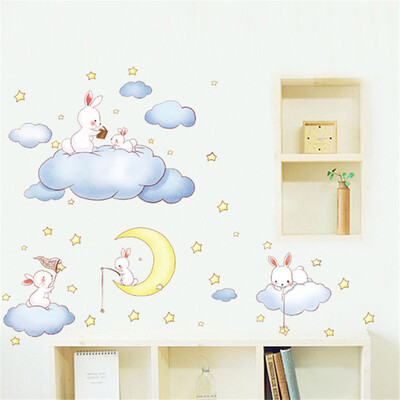 

〖Follure〗DIY Cartoon Animal Removable Wall Decal Family Home Sticker Mural Art Home Decor