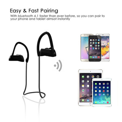 

SERVO U12 Wireless Bluetooth Earphone Sport Bluetooth Headset Ear-hook Headphones Ear-hook with Microphone CSR Connect Two phone