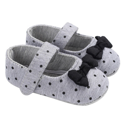 

Baby Infant Kids Girl Bowknot Soft Sole Crib Toddler Newborn Shoes