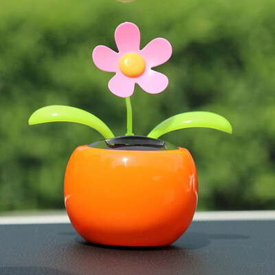 

Lovely Shaped Solar Energy Sunflower Solar Automatic Swing Sunflower Car Ornaments