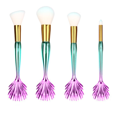 

Toponeto 4PCS Make Up Foundation Eyebrow Eyeliner Blush Cosmetic Concealer Brushes