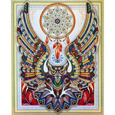 

5D DIY Special-shaped Diamond Painting Eagle Cross Stitch Set Embroidery