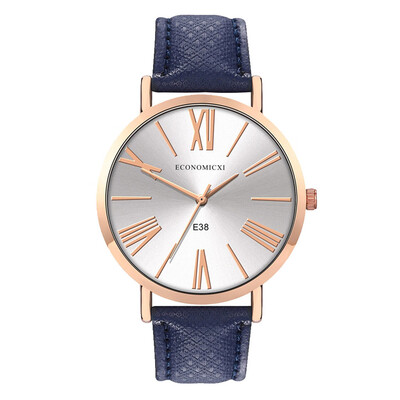 

Business Style Women Watches Simple Dial Ladies Analog Quartz Wristwatch High Quality Leather Strap Clock Relogio Feminino