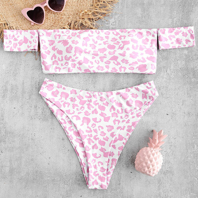 

Roseonmyhand Women Leopard Push-Up Padded Bra Beach Bikini Set Swimsuit Beachwear Swimwear