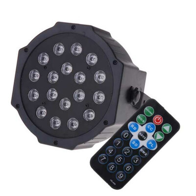 

54W RGB Stage Lighting LED DJ Disco Party Xmas Par Light w Remote Control