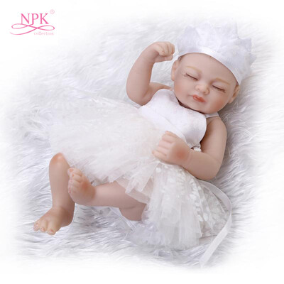 

NPKCOLLECTION 10in Reborn Baby Rebirth Doll Kids Gift White