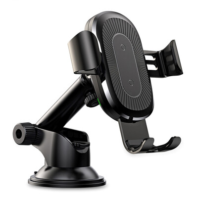 

Sucker Gravity Car Mount Phone Holder Wireless Charger PJ0730-1101