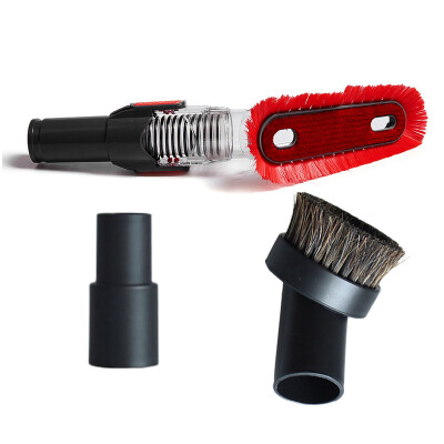 

3pcs Vacuum Cleaner Kit Cleaning Tool Round Brush Adapter Inner Diameter Parts