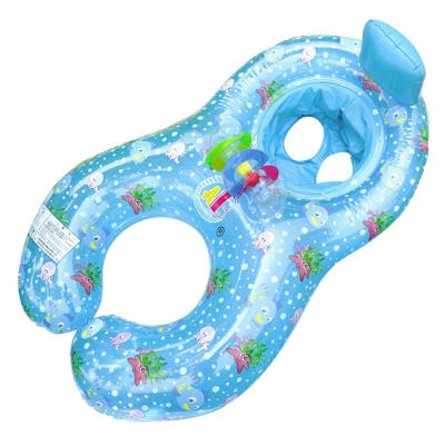 

Seat Circle Double Baby Swimming Ring Inflatable Floats Bathtub Pool Toy