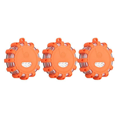 

3Pack LED Road Flares Flashing Warning Light Roadside Safety Light for Car Boat Truck