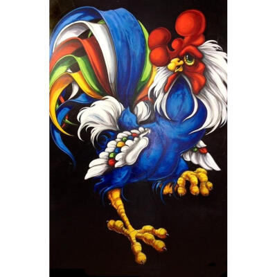 

5D DIY Full Drill Diamond Painting Cartoon Chicken Cross Stitch Embroidery