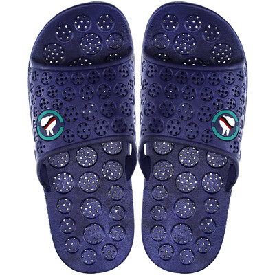 

MashiMaro rogue rabbit couple home indoor bathroom home simple soft bottom beach bath sandals&slippers MM816 dark blue 40