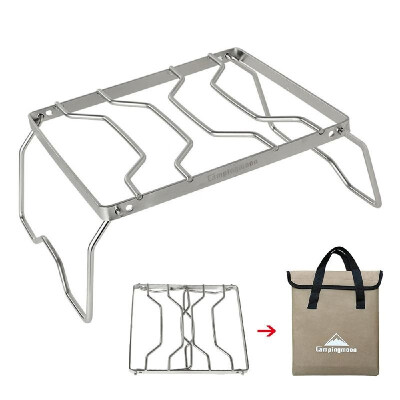 

Camping Grill with Windproof Boards Folding BBQ Grill Rack with Storage Bag for Camping Hiking Travel Picnic