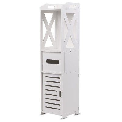 

Bathroom Floor Cabinet Storage Organizer