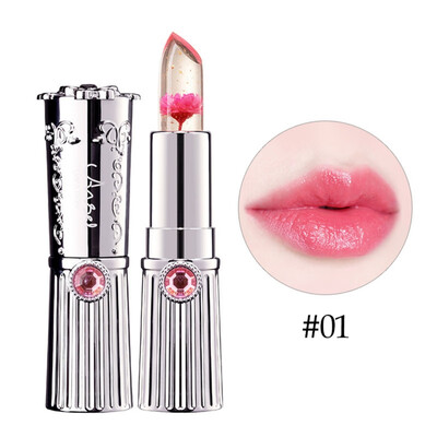 

Transparent Jelly Flower Lipstick Color Change Lip Gloss Moisturizing Lasting Lipstick Waterproof