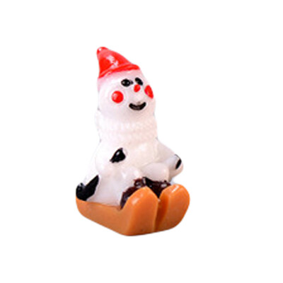 

Toponeto Mini Resin Christmas Tree Snowman Santa Lovely Decoration Party Decoration