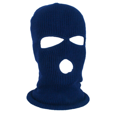 

3 Hole Full Face Mask Winter Cap Hood Army Warm Masks Cycling Sports Headgear