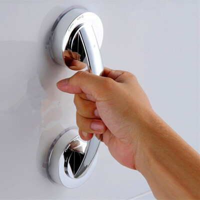 

〖Follure〗Bath Safety Handle Suction Cup Handrail Grab Bathroom Grip Tub Shower Bar Rail
