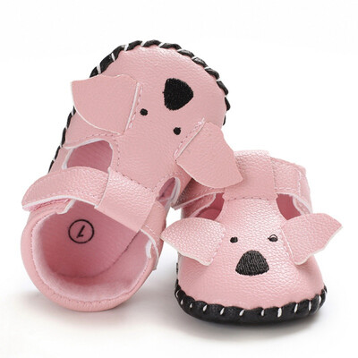 

Summer Baby Boys Girls Shoes Cute Cartoon Pig Hollow Plaid Soft-Soled Princess shoes New born Baby Girl First walkers prewalkers