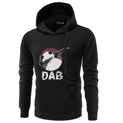 

Fashion Men Hoodie Dab Cute Panda Printed Hoodie Long Sleeve Pullover Sweatshirt Hooded Hoodie