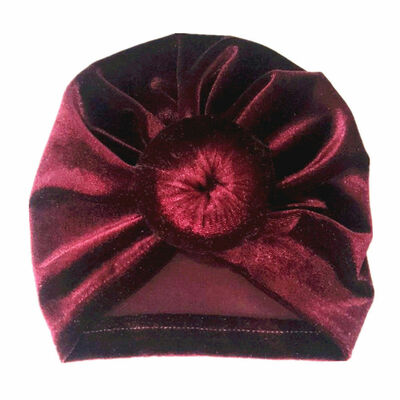 

HOT Kid Baby Gold Velvet Bow Hairband Headband Stretch Turban Head Wrap Newborn
