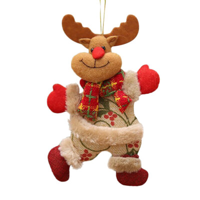 

Xmas Santa Claus Deer Christmas Tree Hanging Ornament Pendant Home Party Decor