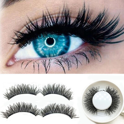 

〖Follure〗1 Pair 3D Magnetic False Eyelashes Lashes Reusable False Magnet