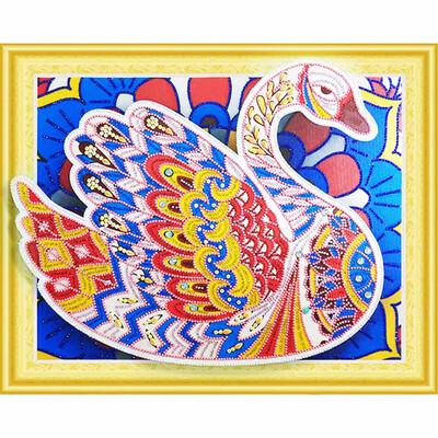 

Gobestart Special Shaped Diamond Painting DIY 5D Partial Drill Cross Stitch Kits Crystal R