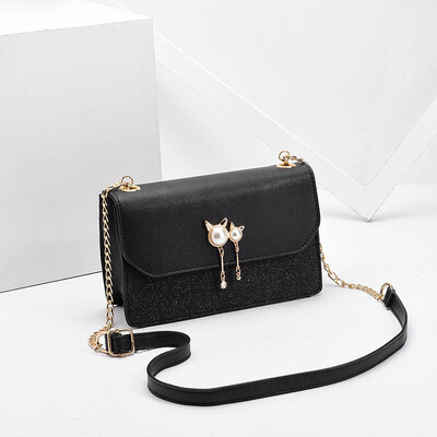 

Ins super hot sequins chain bag small bag girl new fashion Korean version of the fashion 100 shoulder oblique satchel girl