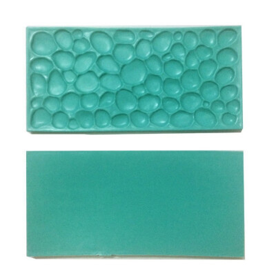 

2 pc Embossing mould fondant cake skirt mould bark walls Tree Bark Brick Wall Silicone Mat Fondant