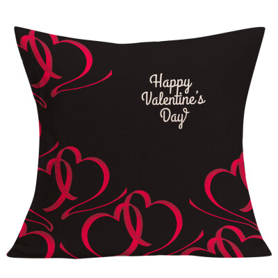 

Siaonvr Valentines Day Fashion Throw Pillow Cases Cafe Sofa Cushion Cover Home Decor C