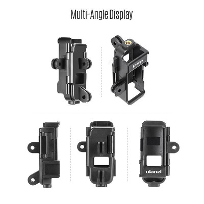

Ulanzi OP-7 Multifunctional Vlog Extended Housing Case for DJI Osmo Pocket with Microphone Cold Shoe Mount 14 Inch Screw Mount 3