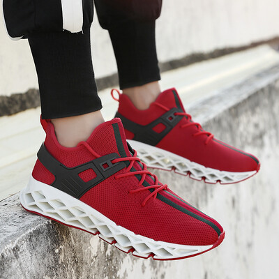 

2019 summer new mens shoes student sports shoes mens tide shoes running shoes hollow soles breathable mesh shoes men