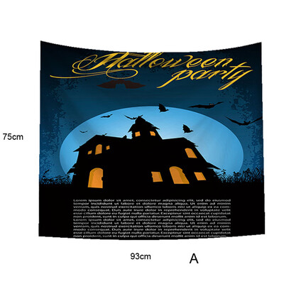 

Toponeto Halloween Beach Cover Up Tunic Tapestry Wallhaning Roomdorm Home Decor