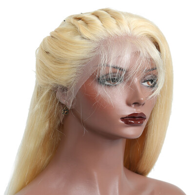 

Dolago 613 Lace Front Human Hair Wigs Honey Blonde Bob Brazilian Straight 360 Lace Frontal Wig Pre Plucked With Baby Hair Full Col