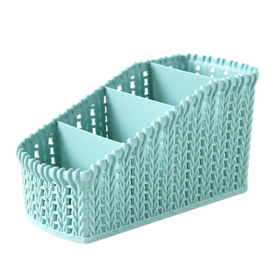 

Siaonvr 1PC Office Plastic Storage Box Desktop Finishing Box Cosmetics Debris Case