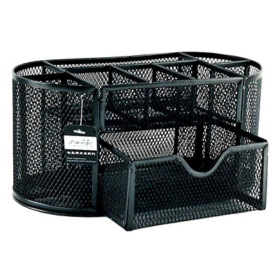 

Metal Nine - In - One Pen Holder Multi - Functional Combination Grid Iron Net Pen Holder Drawer - Type Pen Holder