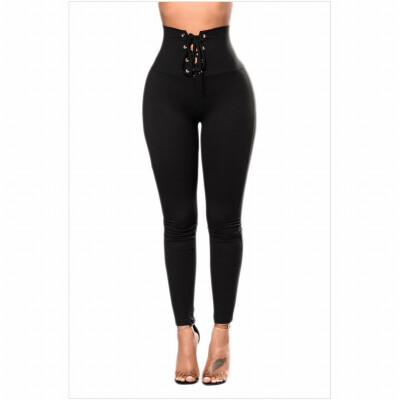 

Black high waist stretch sports yoga tight leggings