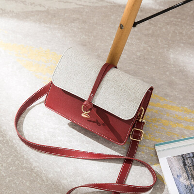 

Summer Simple Female Bag Korean Edition Fashion Net Red Small Black Slant Bag Chic Straddle