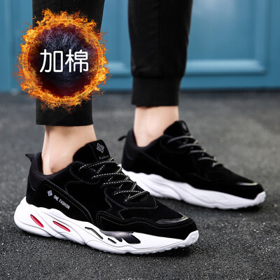 

Autumn&summer plus velvet mens shoes 2019 new net red shoes mens tide shoes wild Korean version of the trend of casual sports shoes