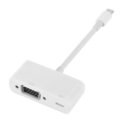 

8Pin Interface to VGA Adapter 1080P Video Converter Cable for iPhone iPad