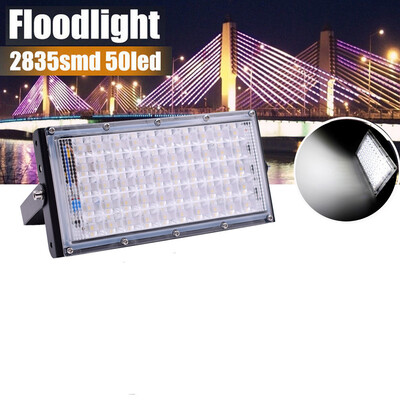 

Siaonvr Aluminum 50 LED Flood Light Waterproof Outdoor Garden Landscape Lamp 220V 50W