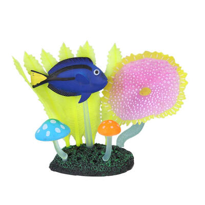 

Fish Tank Simulation Silicone Luminous Aquatic Coral Fake Underwater Plants