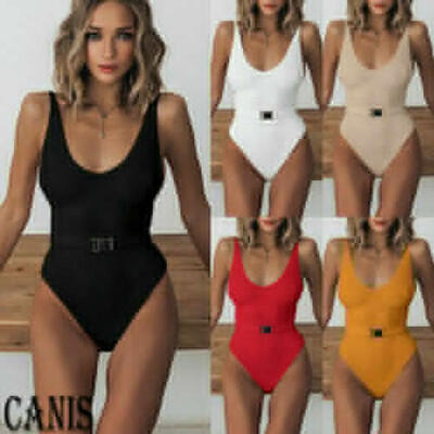 

US Women Sexy One Piece Bikini Triangle Swimwear Bathing Suit Beachwear Monokini