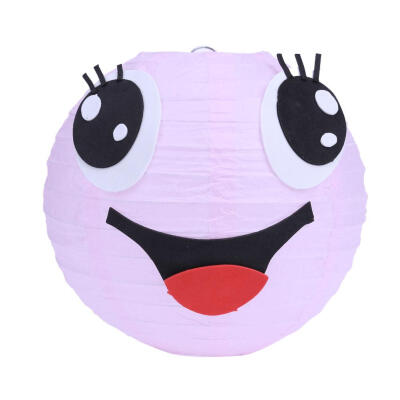 

Children DIY Cartoon Lantern Nursery Round Handcrafted Paper Lantern