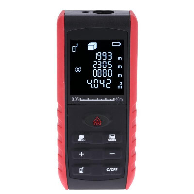 

100m Portable Handheld Digital Laser Distance Meter Range Finder Area Volume Measurement with Angle Indication