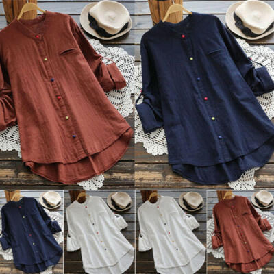 

Fashion Womens Ladies Casual Long Sleeve T Shirt Summer Loose Bow Tops Blouse