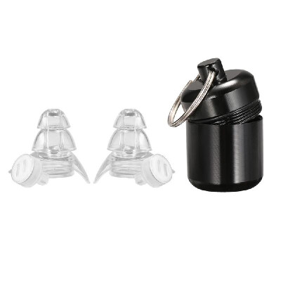 

1 Pair Noise Cancelling Ear Plugs for Sleeping High Fidelity Silicone Earplugs Musicians Hearing Protection with Sound Reduction