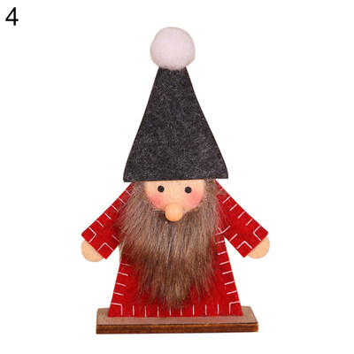 

Christmas Santa Claus Elk Doll Ornament Xmas Desktop Showcase Party Home Decor