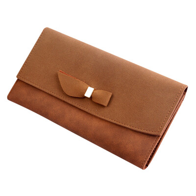 

Tailored Women Long Style Fashion Bow Stitching Multi-card Coin Purse Card Holder Bag